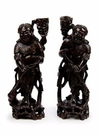 CARVED WOOD FIGURES
