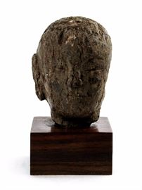 KOREAN STONE BUST; GORYEO DYNASTY
