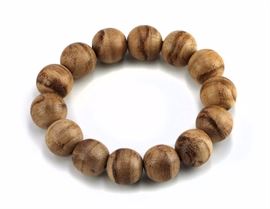 WOODEN BUDDHA BEAD BRACELET
