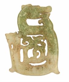 CARVED JADE DRAGON
