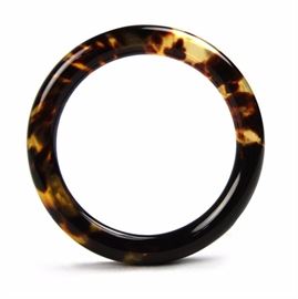 TORTOISE SHELL BANGLE
