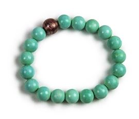 TURQOISE BEAD BRACELET
