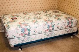 Two Sealy Posturepedic Mattresses with Boxsprings and Frames: Posturepedic Support, Sterling Heirloom Plush