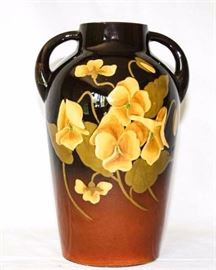 Redwood Ceramic Vase: 5" W x 9" H