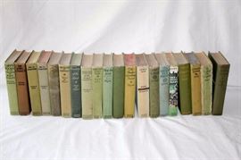 Twenty Peter B. Kyne Hardcover Novels: The author was an American novelist from 1904-1940. He was a prolific author who had more than one hundred films adapted from his novels. Twelve of the novels are first editions. Titles included range from 1914-1940. Dude Woman (1940); The Understanding Heart (1926); The Enchanted Hill (1924); Cappy Ricks Retires (1922); Golden Dawn; Tide of Empire; The Valley of Giants in poor condition; Lord of Lonely Valley; two copies of Jim the Conqueror; Never the Twain Shall Meet (1923) first couple of pages are torn; Webster--Man's Man; The Pride of Palomar (1921); Captain Scraggs; The Green-Pea Pirates; They Also Serve (1927); Comrades of the Storm (1933); Kindred of the Dust (1920); The Long Chance (1914) in fair condition. Titles with dates included are first edition publications. Unless otherwise noted, the books are in good condition commensurate with age, with some discoloration of the pages, but with all pages and bindings intact. Lord of the Lonely