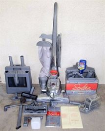 Kirby Sentria Vacuum Cleaner with Multiple Attachments & Carpet Shampoo System: Vacuum model G10D includes all twelve attachments plus the carpet shampoo system model 293006.