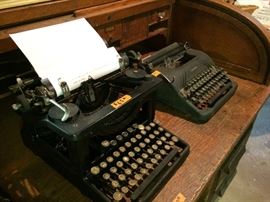 Vintage typewriters