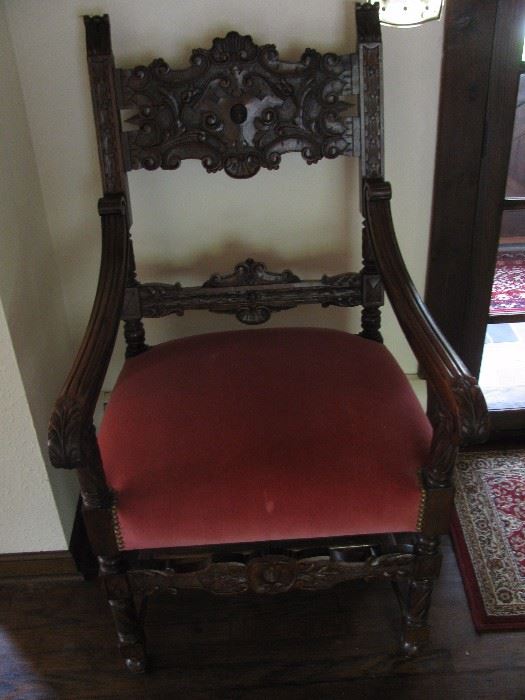 ONE OF A PAIR OF GREAT CHAIRS