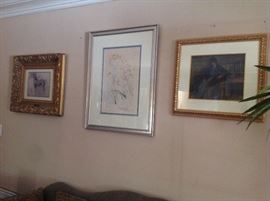 Dali, " I am my beloved." EA and pencil signed, "from the Song of Solomon."