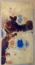 Tom Belloni, mid century style, resin and paint ... 2nd half of large Diptych... ( Belloni is often sold on 1st Dibs)
