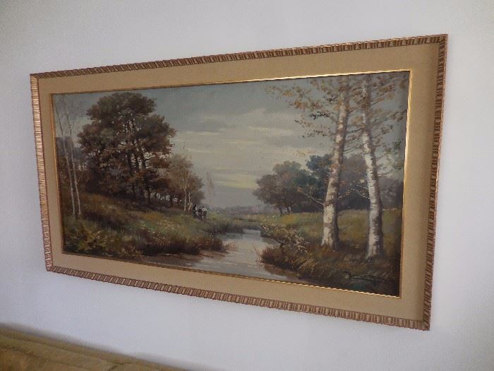 Original Oil Painting Signed, Framed
