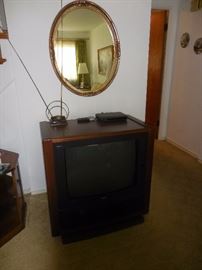 Mid Century Modular Color RCA TV.