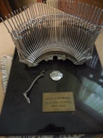 Vintage Award from Teletype 