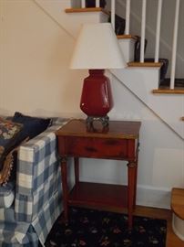 Maitland Smith Painted End Table Pair