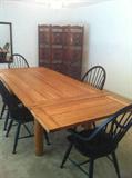 Bassett table and Windsor chairs