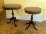 hand waxed side tables