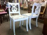 Lyre back chairs