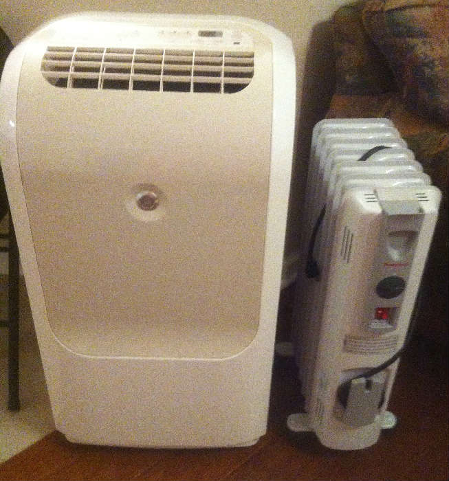 portable AC and oil heater
