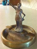 solid bronze ash tray