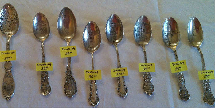Sterling Silver collectors spoons