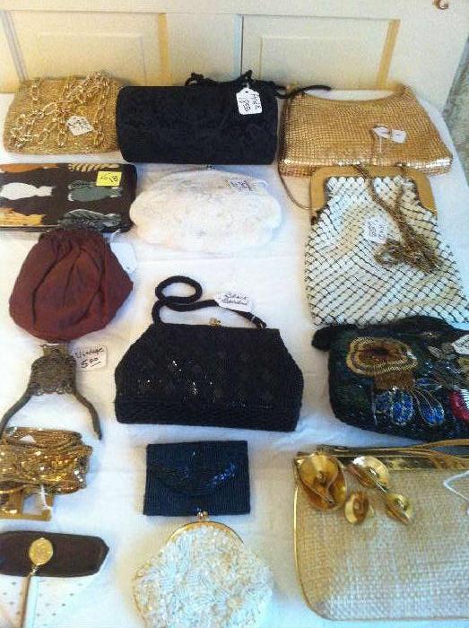evening bags including Whiting & Davis