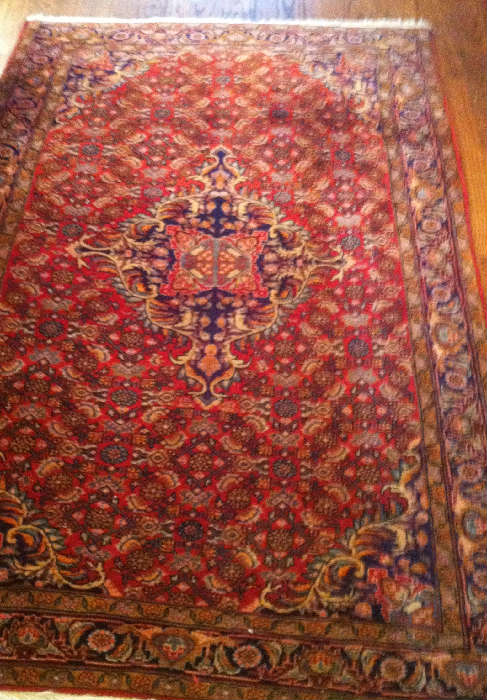 Made in Iran hand stitched rug