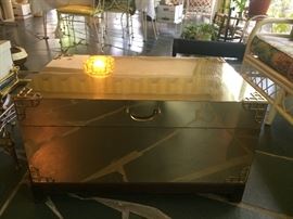 Brass trunk - coffee table