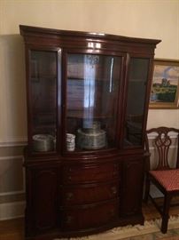 Mahogany China cabinet