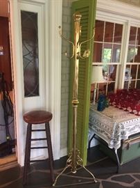 Heavy Brass coat rack