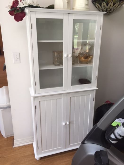 Skinny cabinet perfect for bathroom or kitchen