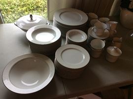 Set of China for 12. 