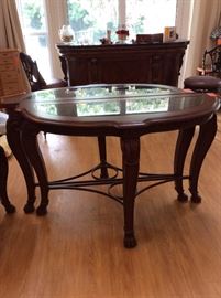 Two matching console/ hall tables, priced separately. 