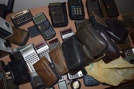 Vintage scientific calculators
