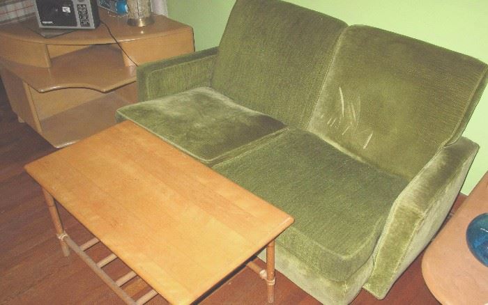 Two piece sofa.