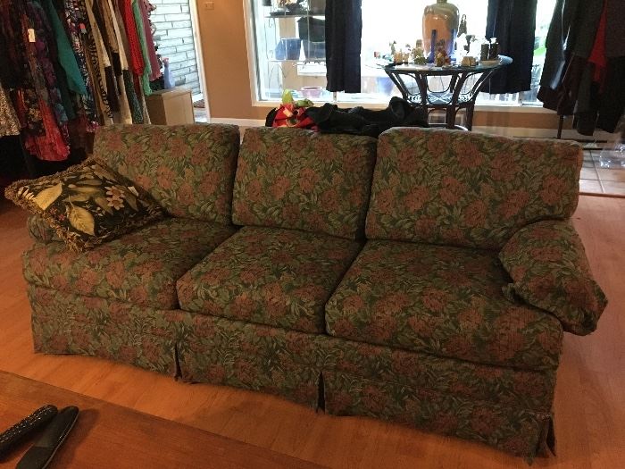 Floral sofa bed couch