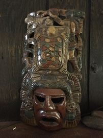 Mexican ceramic mask