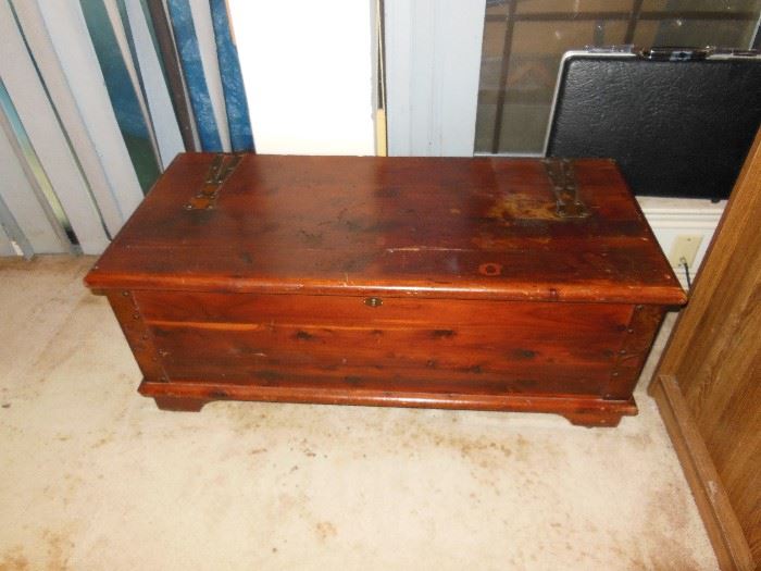 2nd cedar chest..great old hardware