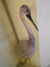 Licio Zanetti Murano Glass Bird