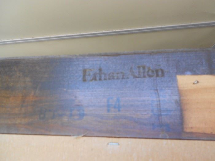 Ethan Allen wood cabinet