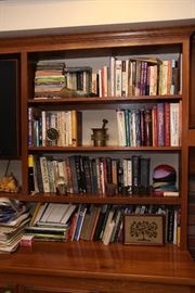 Just one section of the many books we are offering - Judaic, Art, Quilting, Vintage