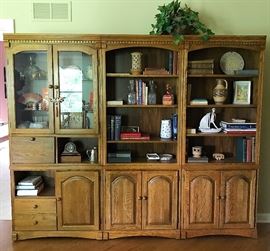 Three Piece Display Cabinet / Shelving