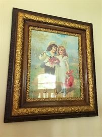 Antique Framed Print Art
