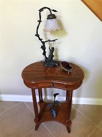 Kidney Accent Table, Decorative Lamp & More
