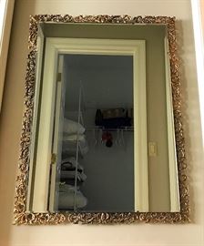 Large Vintage Ornate Mirror