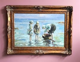 Clam Diggers (Reproduction Painting)