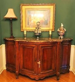 Large Server / Buffet with Marble Top by Century Furniture & More
