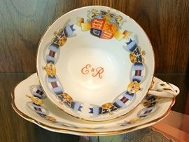 1953 Vintage Foley Ceramic Coronation Teacup 