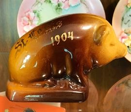 1904 St. Louis World's Fair Piggie Coin Bank