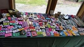 Vintage costume jewelry ~ Clip earrings