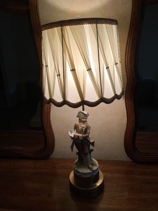 Porcelain Figurine Art Lamps